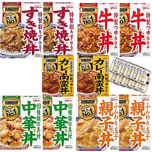 どんぶり アソート レトルト 食べ比べ 10食 セット 各2個 お吸い物付き