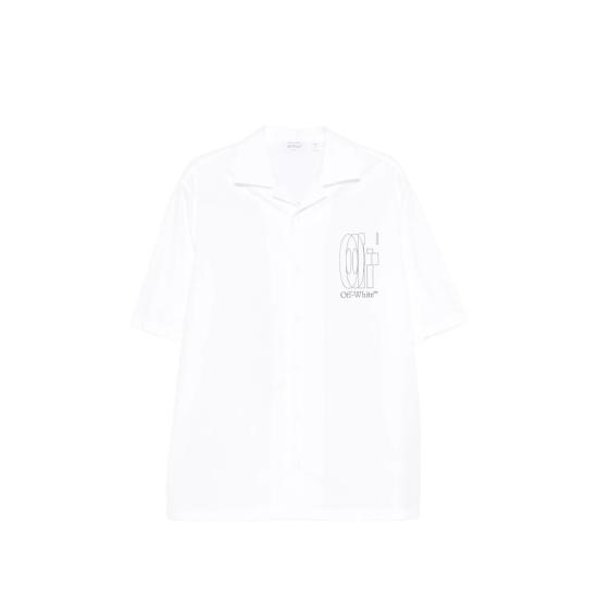 OFF WHITE Men Shirts 44XGG01FS26 F001 100 WHITE