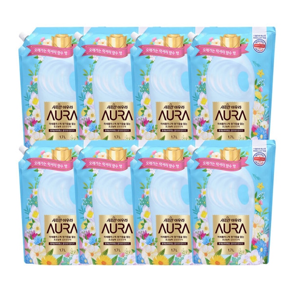 オーラ柔軟剤ホリデー1.7Lx8