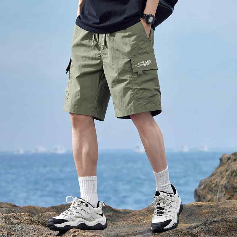 【送料無料】コーデ メンズ シンプル ファッション オシャレ かっこいい 大きいサイズ ストリート 紳士 カーゴ パンツ 薄手 速乾 カジュアル スポーツ