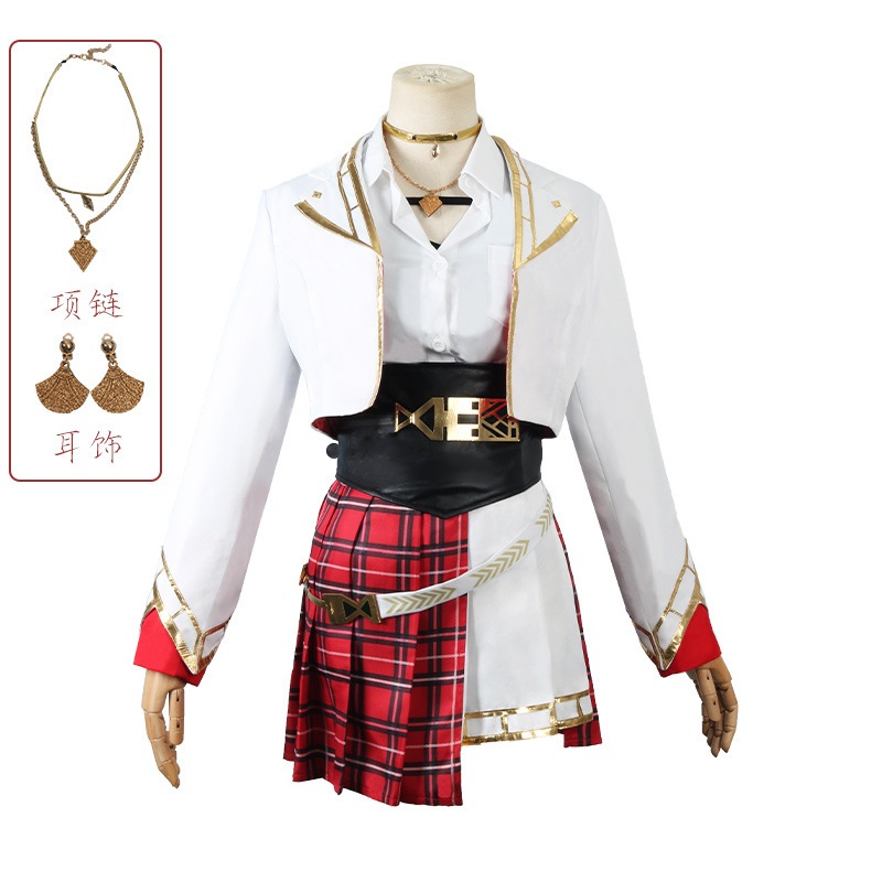 vtuder バーチャルアイドル アンカー スカール与那国コス衣装 虹の会 En 女性コスプレ衣装