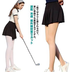 ゴルフ レディース 速乾 冷感 紫外線対策UVカット ストッキング レギンス トレンカ ゴルフウェア アウトドア uvカット吸汗速乾 インナー