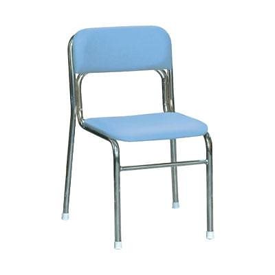 【全商品オープニング価格 特別価格】 リブラ SL-38C ブルー/クロムメッキ チェア 椅子