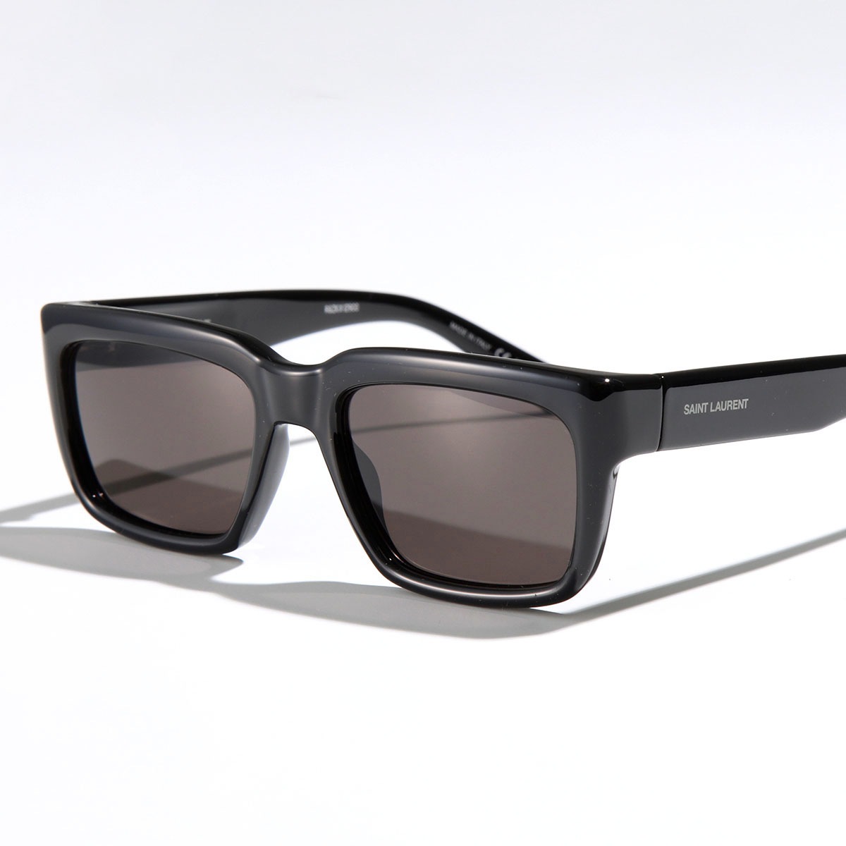 SAINT LAURENT サンローラン サングラス SL 615 メンズ スクエア型 メガネ ロゴ アイウェア 001/BLACK-BLACK-BLACK