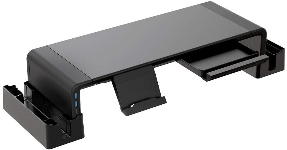 【本日限定価格】 工匠藤井 モニター台 机上台 ノートパソコンスタンド キーボード収納 スマホとタブ