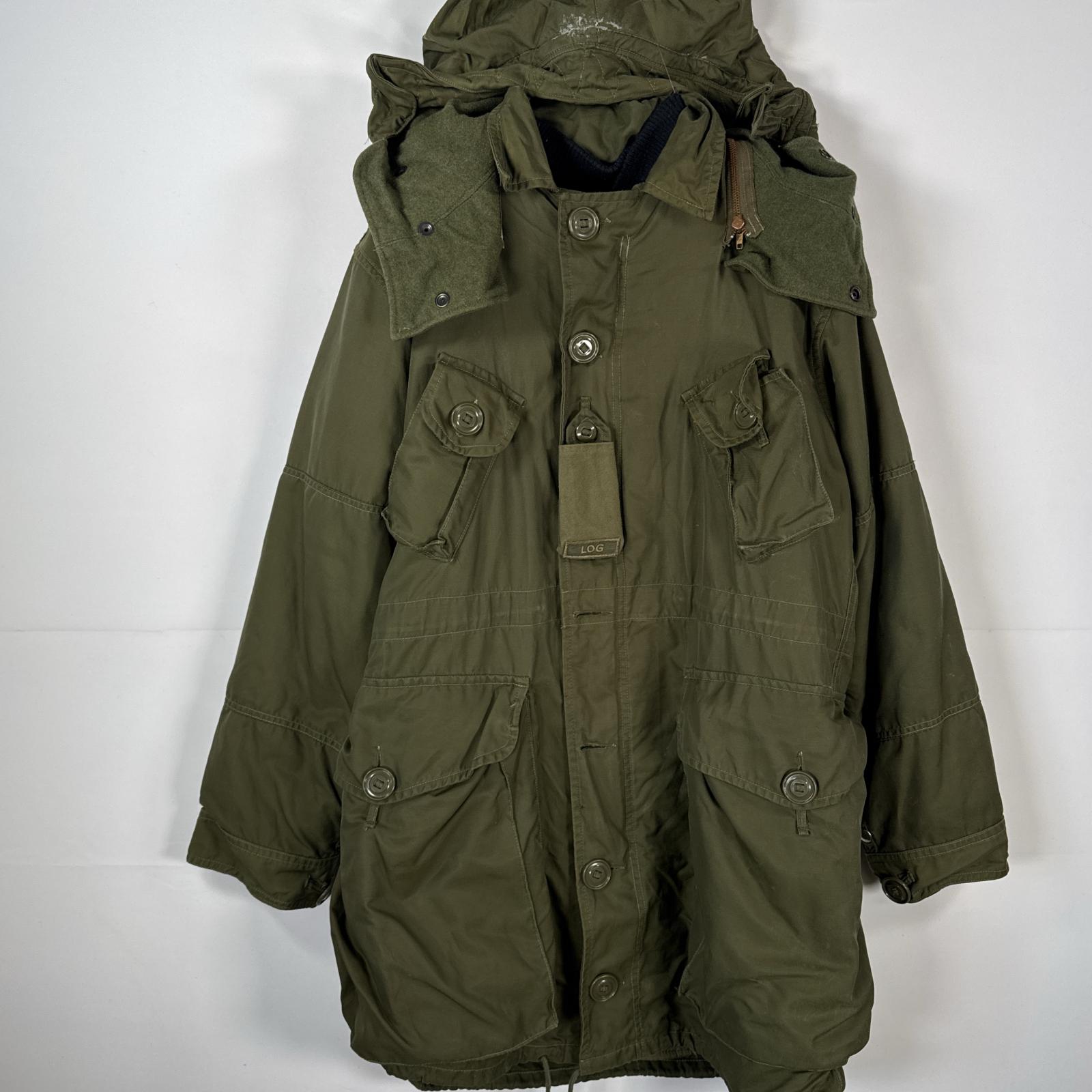 古着 80s/80年代 ヴィンテージ カナダ軍 モッズコート M-65 ライナー付き S オリーブグリーン メンズ