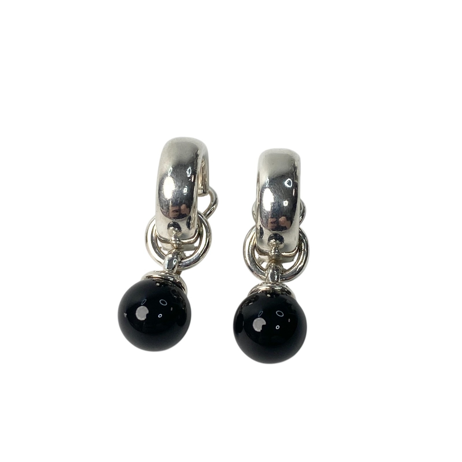 ティファニー Tiffany レディース オニキス ボール イヤリング 925 シルバー