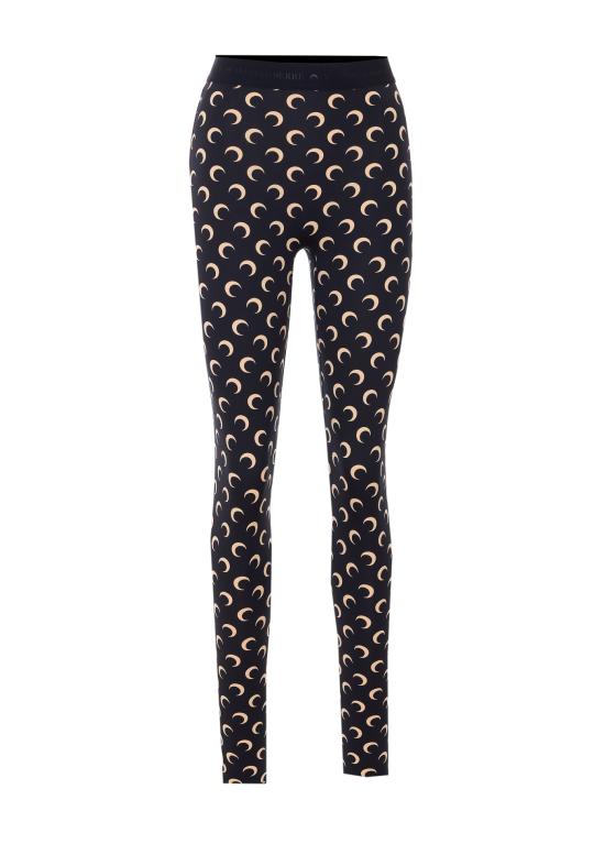 MARINE SERRE Women Leggings WPA111A CJER0001IT99 Black