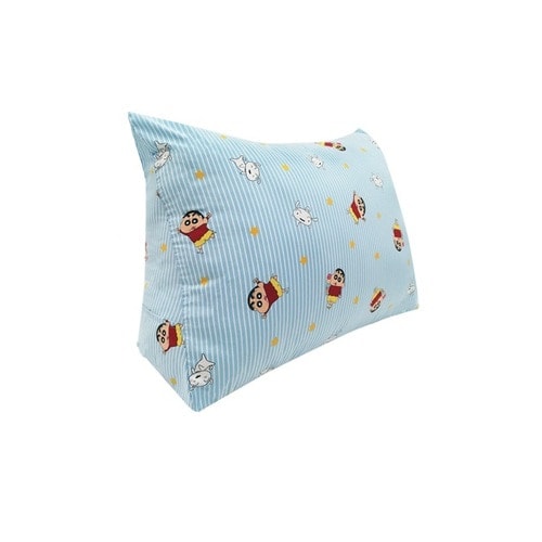 クレヨンしんちゃん しんちゃん&シロ パターン 三角背もたれ クッション 70x50cm 綿入り クール 夏 寝具 枕 6,400円