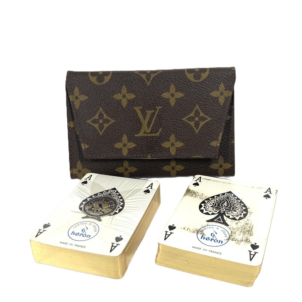 ポーチ M58648 トランプケース モノグラム カードケース トランプ付き モノグラムキャンバス ブラウン
