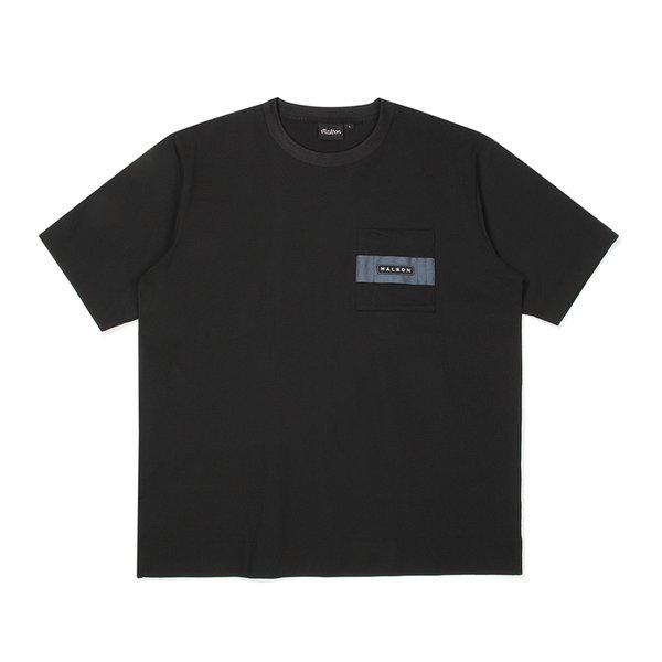 [マルボン公式] マルボンポケットユニラウンドTシャツ BLACK