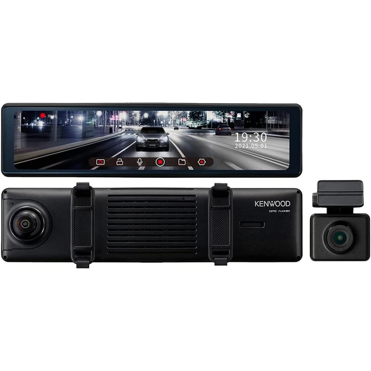 KENWOOD(ケンウッド) 12型デジタルルームミラードラレコ機能搭載 DRV-EM4700 microSDHCカード:32GB付属