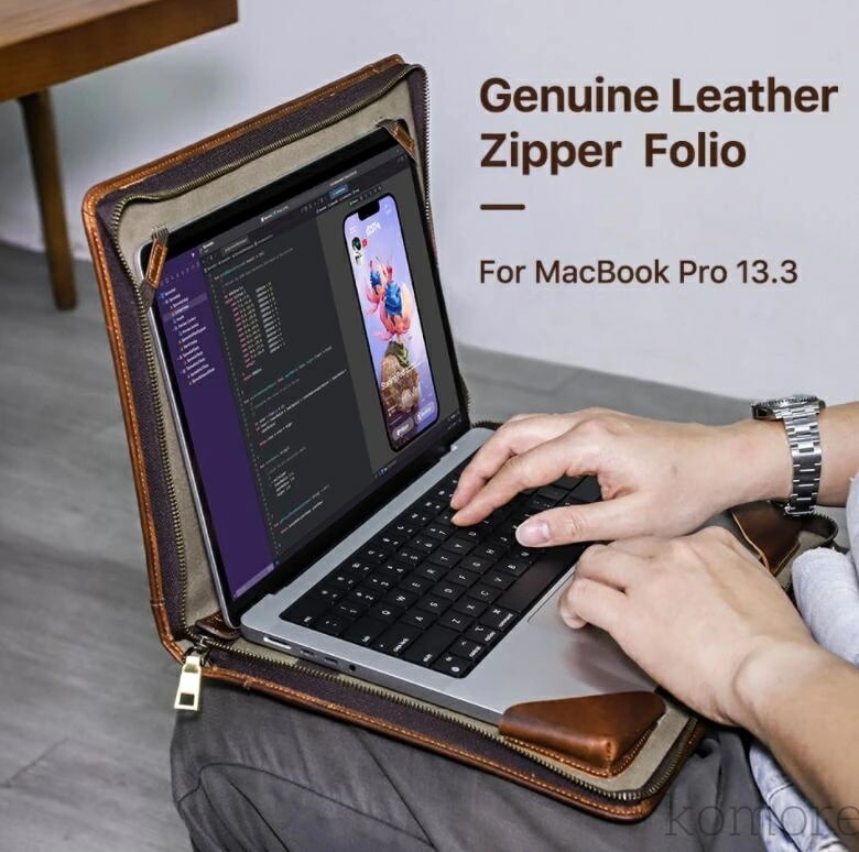 『SNS人気話題』ノートパソコンバッグ 本革 レザー pcバッグ ケース PC おしゃれ ノートPC インナーケース MacBook 防水 収納 軽量 撥水 5,415円