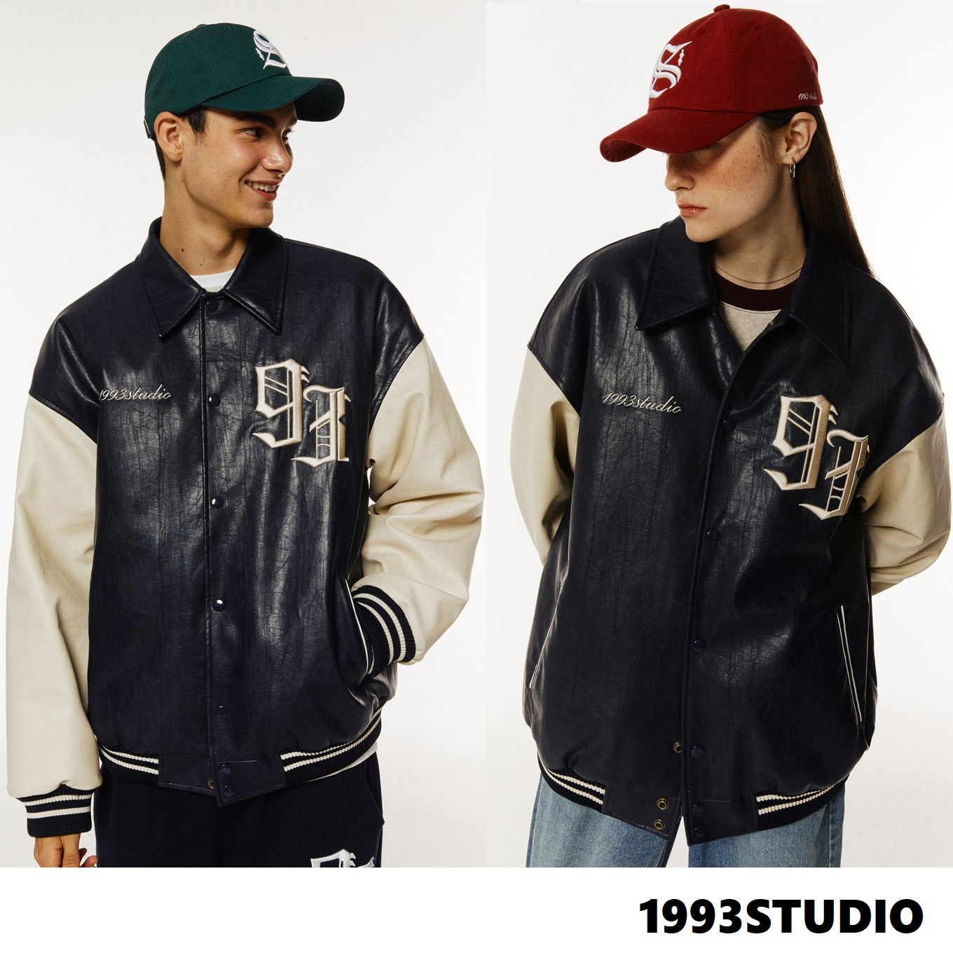 [1993STUDIO]新学期ファッションヴィンテージバシティジャケット