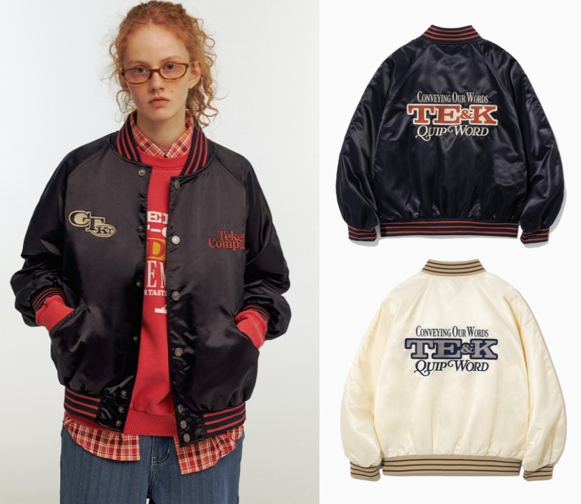 Keyword Satin Jacket