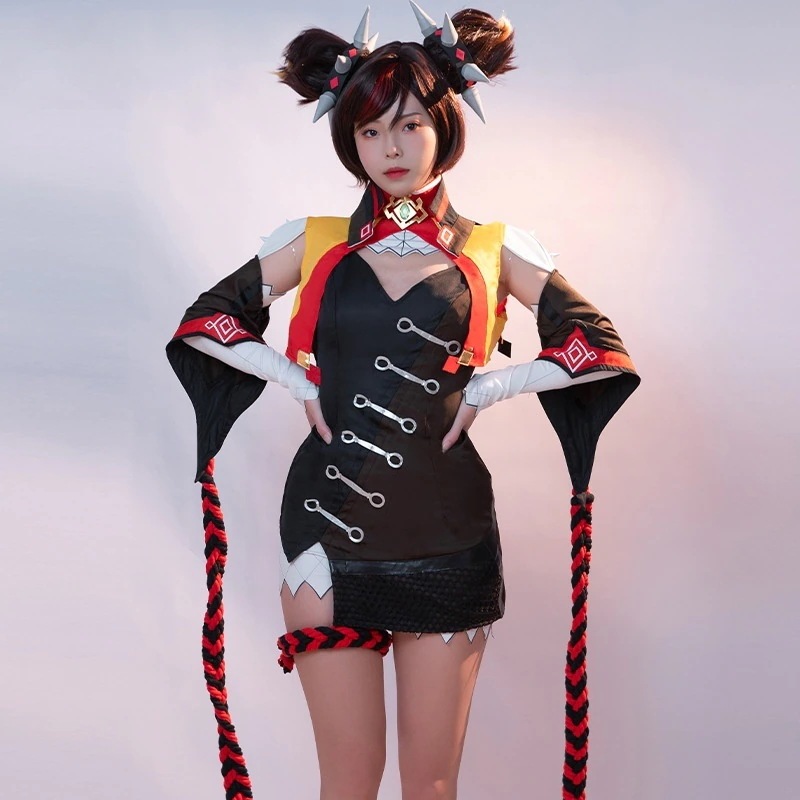 原神 コスプレ 辛焱 コスチューム ハロウィン コスグッズ