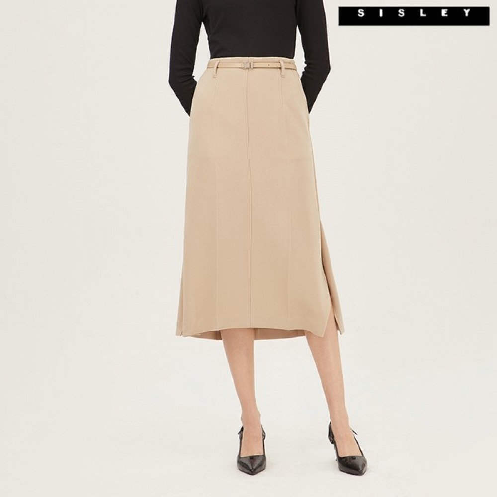 (シスレー) シスレージェイドスリットスカート SASK01311_BG
