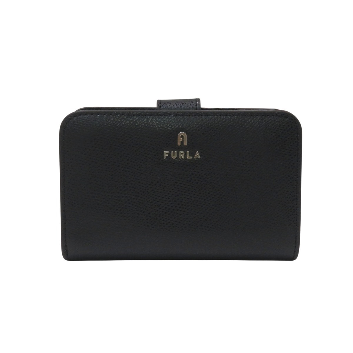 フルラ コンパクトウォレット ミディアム カメリア 二つ折り財布 レザー WP00314 レディース 中古