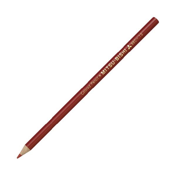 （まとめ）三菱鉛筆 色鉛筆 K880.3 やまぶき (単色12本入）(10セット)