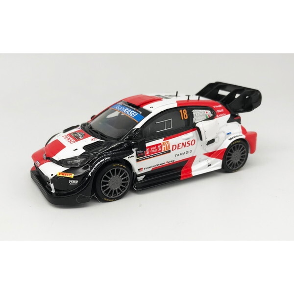 イクソモデル トヨタ GR ヤリス RALLY1 2022年イープルラリー #18 T.Katsuta/A.Johnston RAM876