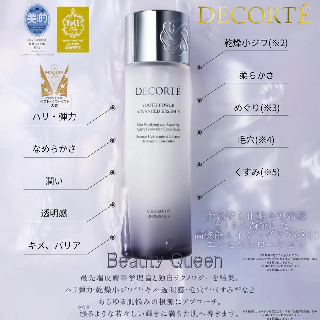 国内正規品安心 ユース パワー エッセンス ローション ベストコスメ多数受賞 2025.9.16発売 全方位高機能エイジングケア SNSで話題 毛穴 乾燥小ジワ 透明感 在庫処分
