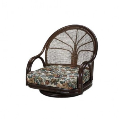 今枝商店 Romantic Rattan 籐ワイド回転座椅子 ロータイプ S3003B