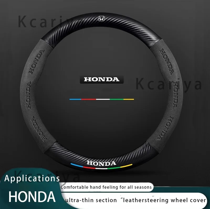 納期21日車のステアリングホイールカバー,ホンダシビックフィットジャズ用,ラップコード,pstepwgn crv,rv,hrvインサイト,革,38cm