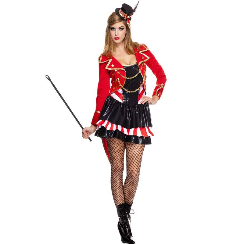 コスプレ 仮装 魅惑の調教師 ML 【 コスプレ 衣装 ハロウィン 仮装 コスチューム 女性用 レディース 猛獣使い サーカス 大人用 余興 パーティーグッズ 】