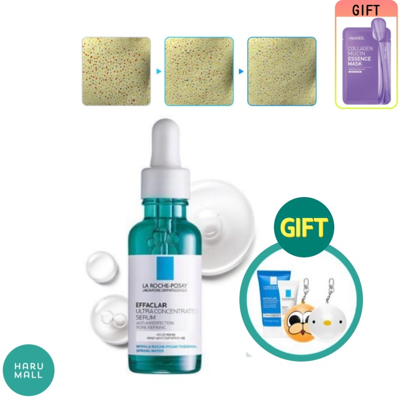 【正規品】エファクラ ピールケア セラム / 30mL (+エファクラ フォームクレンザー 15ml ＋ エファクラ セラム 3ml ＋ ストレスボール（プレゼント）)/韓国コスメ 毛穴 にきび