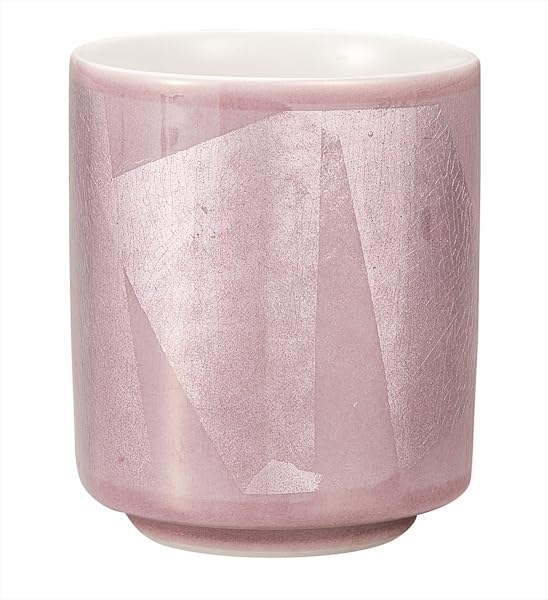 ナカマル『九谷焼』湯呑銀彩紫 K9-715