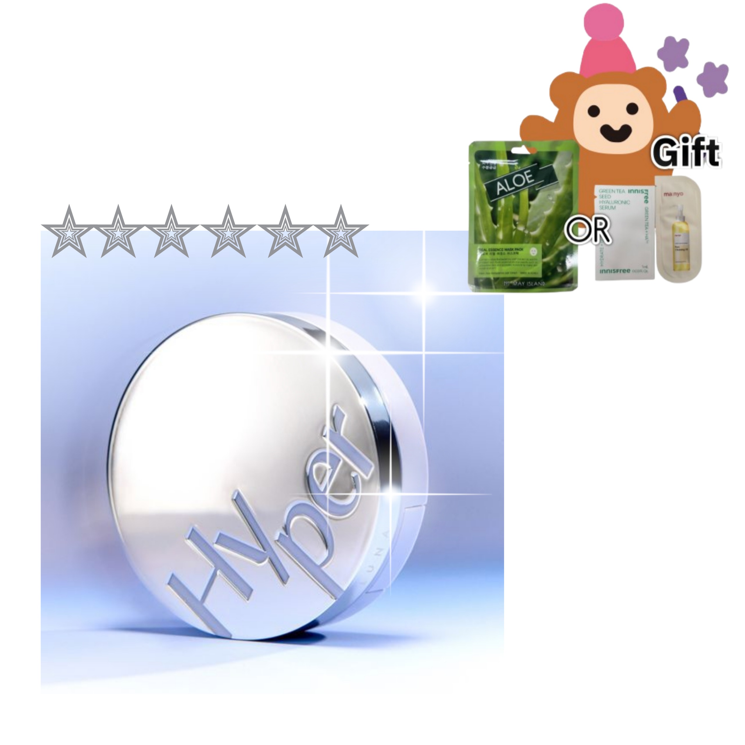 [清潭ショップ共同開発/ユムニPICK] 25年NEW ハイパーフィットフィルタークッション5colors(+詰め替え贈呈)