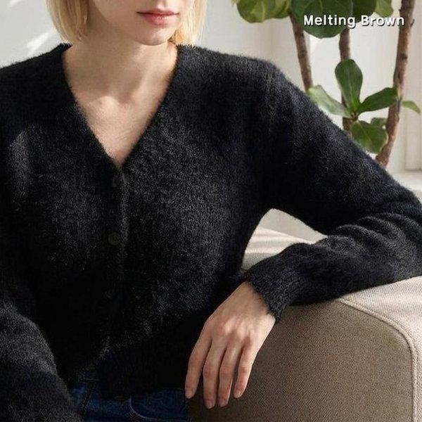 女性VネックニットカーディガンK12