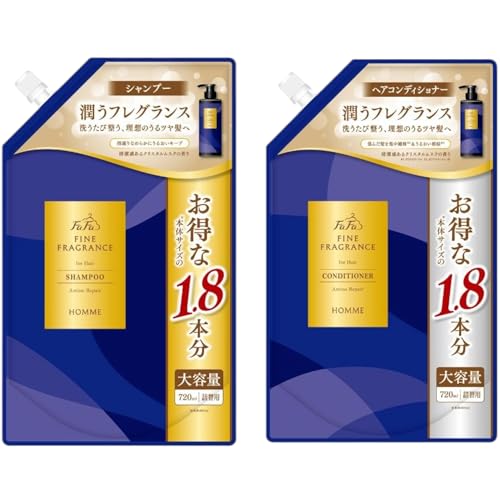ファーファ ファインフレグランス オム シャンプー＆コンディショナー 詰め替えセット720ml
