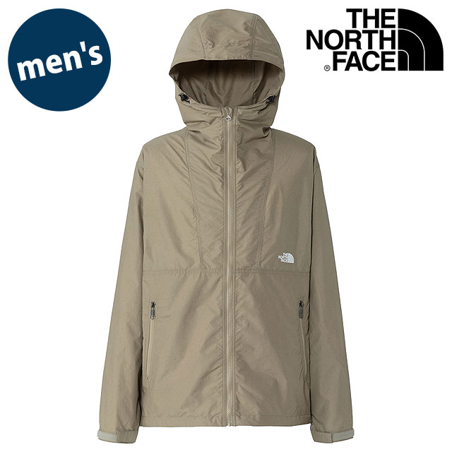 コンパクトジャケット [NP72530-CK] Compact Jacket メンズ TNF アウトドア ライトアウター ナイロンジャケット 撥水 クラシックカーキ 正規取扱店