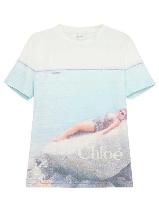 CHLOE Women Tops CH26UJH11288 107 Clear Blue