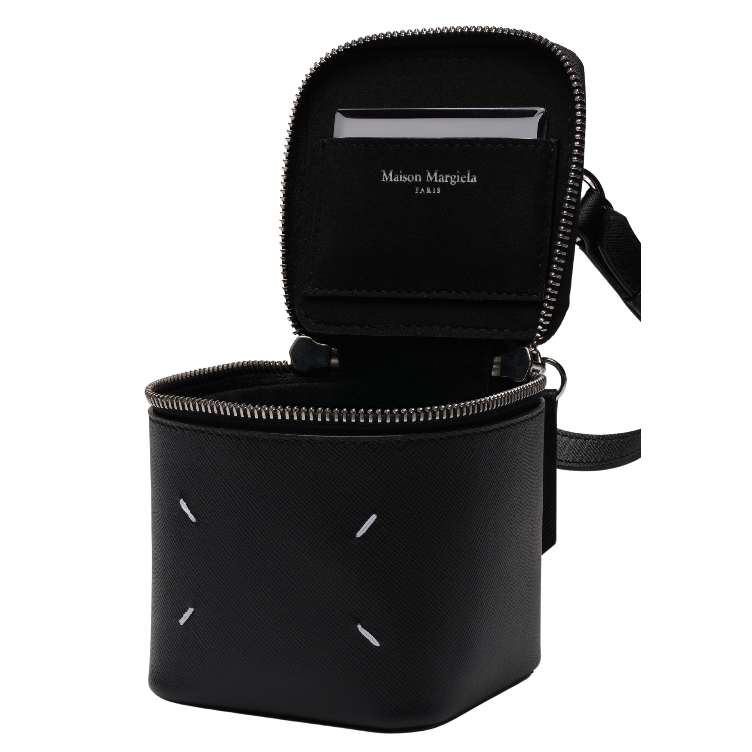 正規品 ミニボックスバッグ ブラック SA2VL0012P6799T8013 ステッチ入り 韓国ファッション カバン ボックス型 ミニかばん