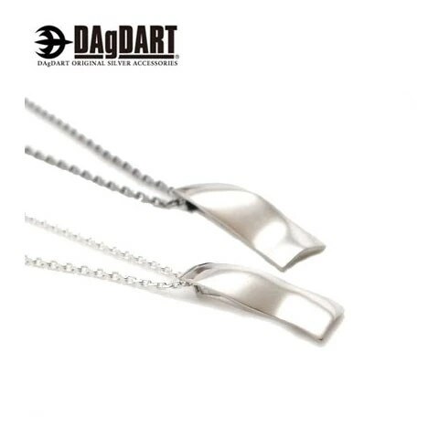 ダグダート DAgDART 刻印可！柔らかなフォルム ペアペンダント ペアネックレス シルバー DT
