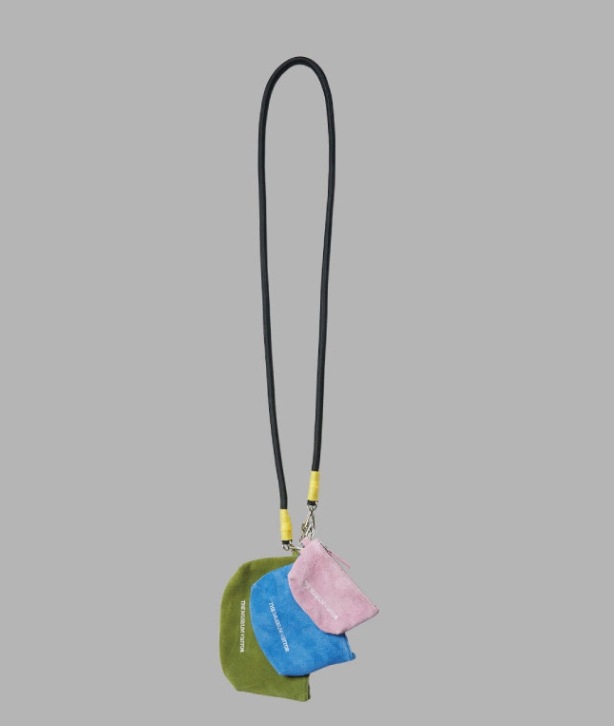 【THE MUSEUM VISITOR】 MULTI COLOR KEYRING MINIBAG