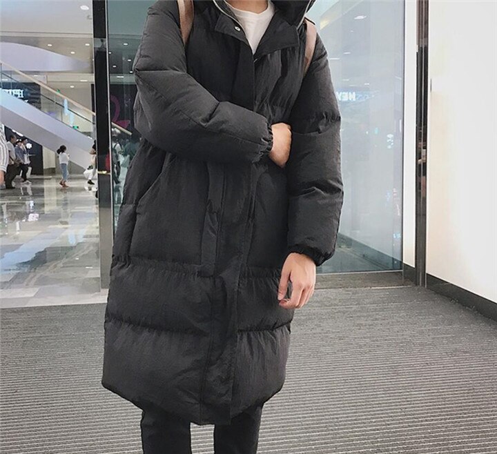 今が絶対買い流行 コットン オス 中長セクション ダウンジャケット ファッション 韓国 タイド ゆっ