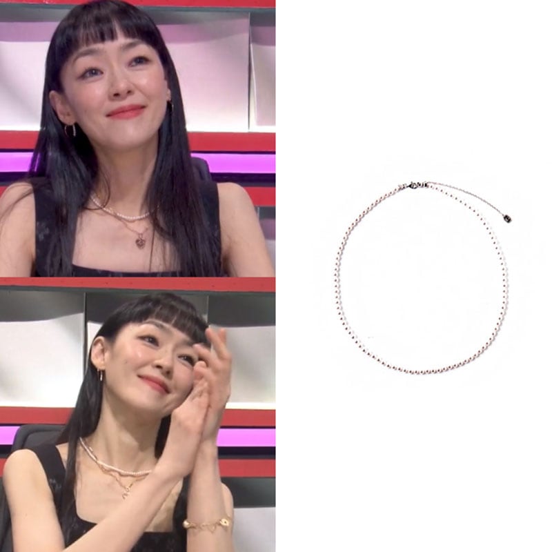 [紫雨林のキムユナ蝶々ペクジヨン着用]ビクトリアプチパールネックレス/韓国ファッション/韓国ファッションスタイル/韓国ストリートファッション/SNSで人気/韓国の人気ブランド