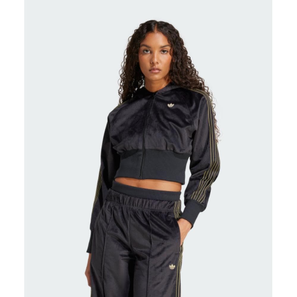 adidas Velour Zip Hoodie Track Top JI5671