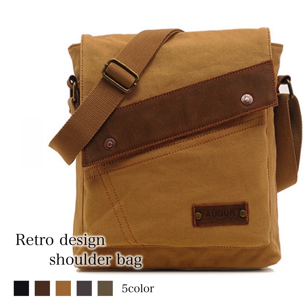ショルダーバッグ メンズ レトロデザインショルダーバッグ 50代 A4 春 縦型 40代 2WAY かっこいい 60代 バッグインバッグ 大人 ハイ 秋 軽量 大きめ ナイロン 軽い 斜めがけ ボディ