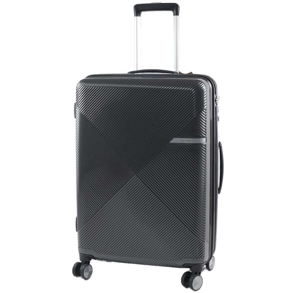 サムソナイト キャリーバッグ キャリーケース スーツケース 旅行バッグ ヴォラント スピナー68 4～7泊 66/77L 軽量 ブラック Samsonite Volant Spinner 68/25