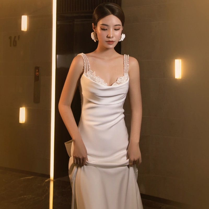 ウェディングドレス 白結婚式 ワンピース夏 ウェディングドレス パーティードレス 演奏会 発表会 結婚式 ドレス ウェディングドレス パーティードレス 花嫁ドレス ベアトップ ロングドレス 二次会58