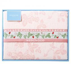 【新品/在庫あり】【特選商品6】 WEDGWOOD ウェッジウッド ワイルドストロベリー タオルケット ピンク FR83600050P 寝具 綿100% シングルサイズ