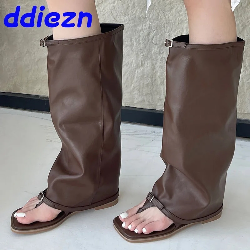 女性用の膝丈の伸縮性のあるブーツ 女性用のビーチサンダル 高さの増加 長く 豪華なストレッチ ファッショナブル