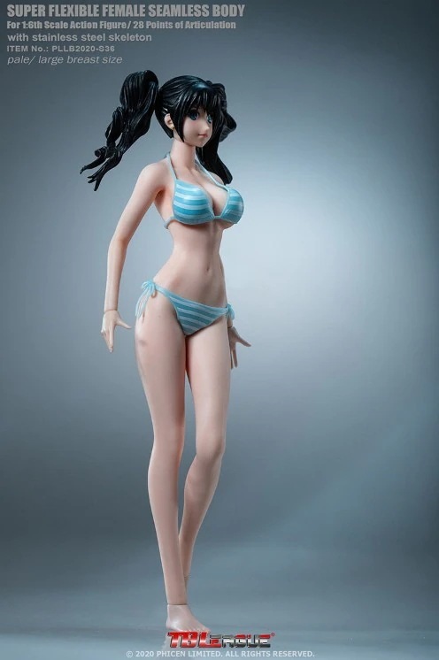 SALE!新品未開封ヘッド付き TBLEAGUE 1/6 シームレス女性素体 Lバスト Pale 美少女 アニメ風 スケールアクションフィギュア PLLB2020-S36 TOYS