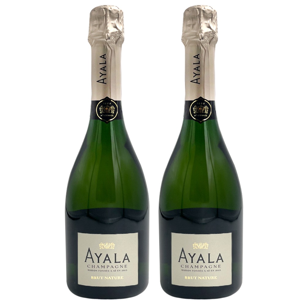 正規品 アヤラ ブリュット ナチュール 2本セット 750ml / フランス シャンパーニュ 箱なし Ayala Brut Nature