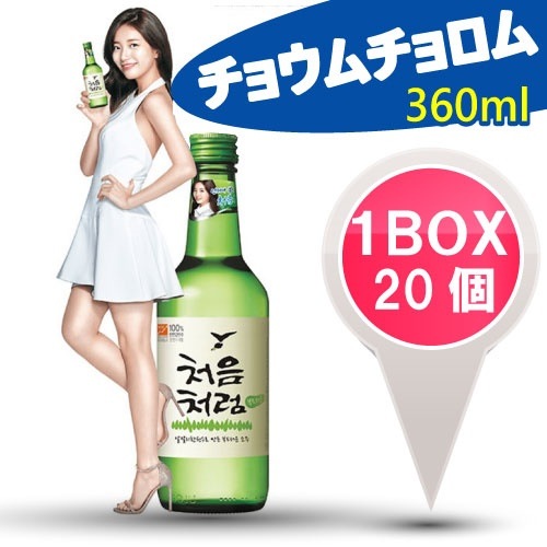 チョウムチョロム　360ｍｌX20本韓国食品/お酒/韓国料理/キムチ/お米/チヂミ/父/韓国お酒/ソ
