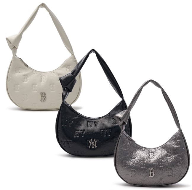 [ CLASSIC MONOGRAM CRACK EMBO HOBO BAG ]